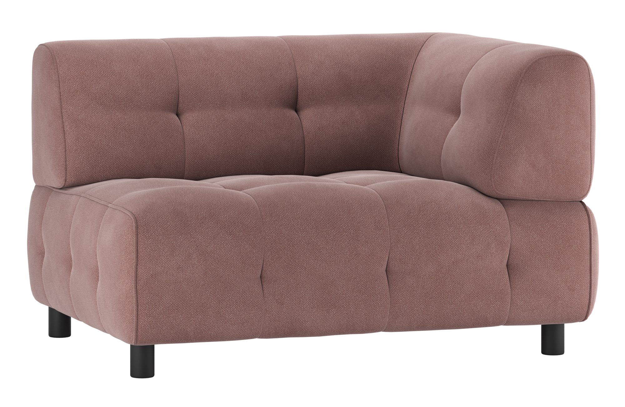 1,5-zits Louis geweven stof met arm rechts Louis 1,5-zits met arm rechts Geweven Stof - Mauve