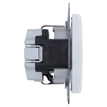 Berker S.1 Enkel Geaard Stopcontact  Wit