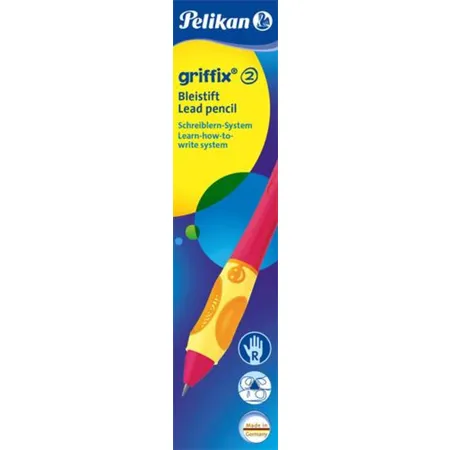 Pelikan griffix® 2 Bleistift, cherry rot, rechts, Faltschachtel