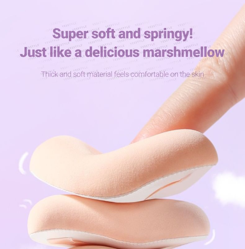 Puremantis - Set van 2: Marshmallow kussenpoef