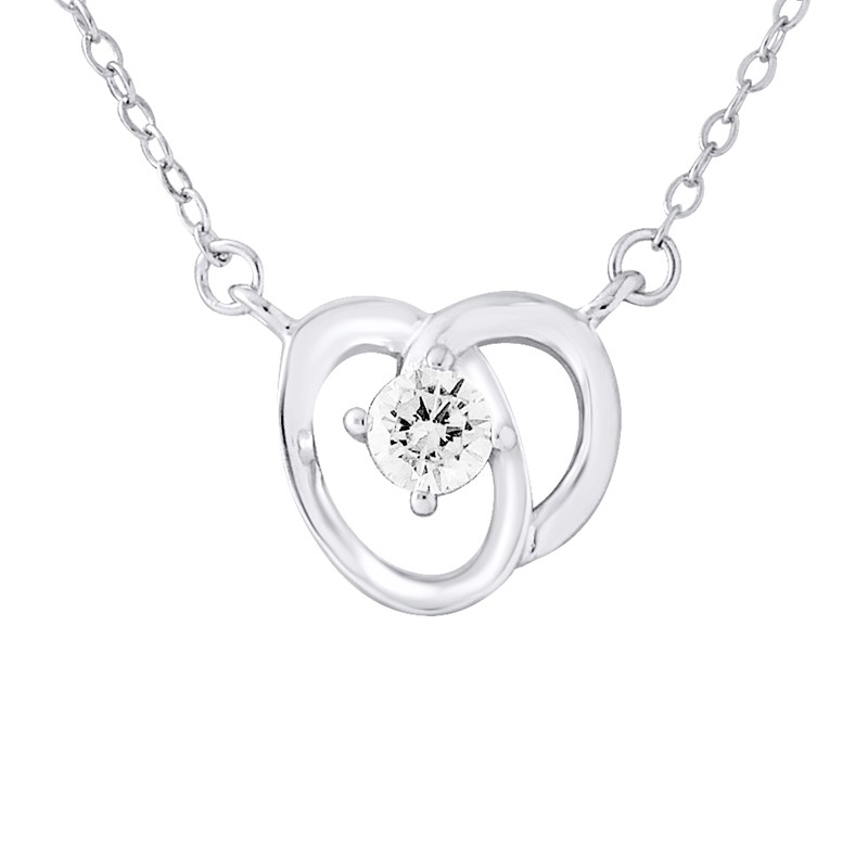 Collier FLEUR - Oxyde de zirconium - Argent 925