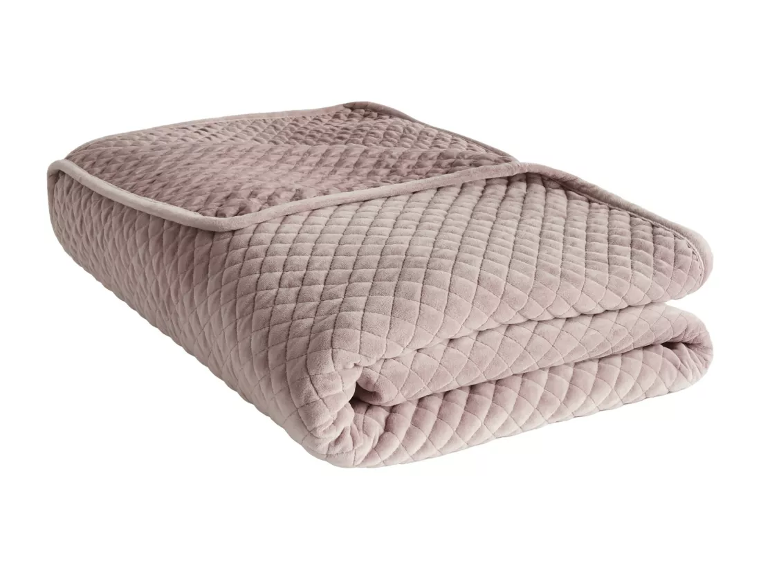 Jeté de lit Plums Rose Pâle Polyester 200x220