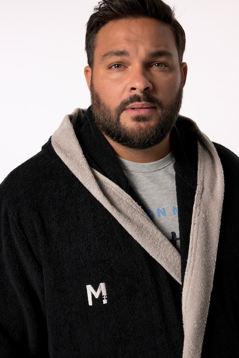 Men+ Bademantel, Frottee, Kapuze, bis 8 XL