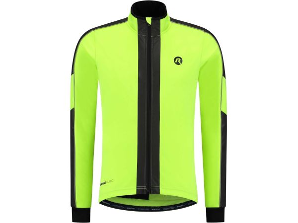 Rogelli Essential Hi-Vis Vinterjakke, Yellow/Reflection