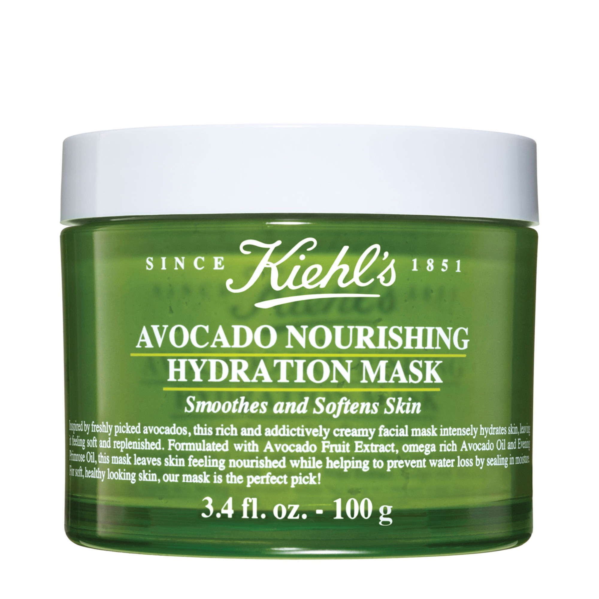 KIEHL'S Nourishing Hydration Mask with Avocado Glas 100 g