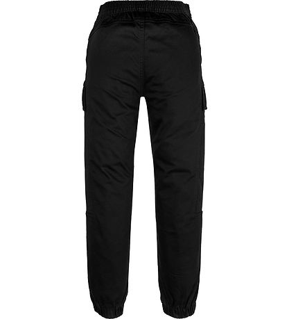 Calvin Klein Bukser - Essential Woven Cargo - Sort