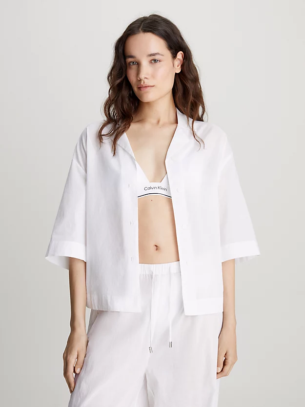 Camisa de praia de algodão