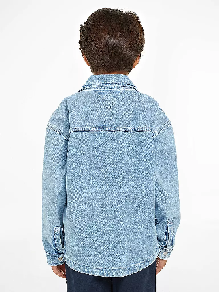TOMMY HILFIGER Jungen Overshirt blau