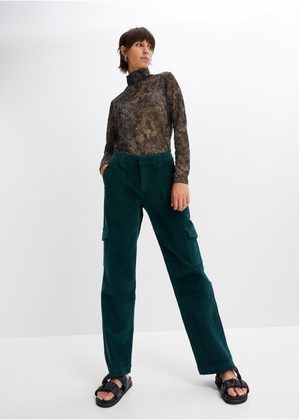 T-shirt en mesh imprimé