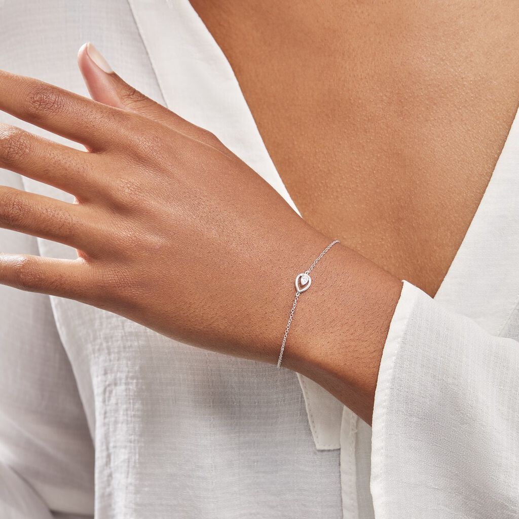 Bracelet Argent Temusio Oxydes De Zirconium