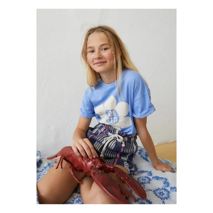 the new society Short Echo Coton Bio | Bleu marine