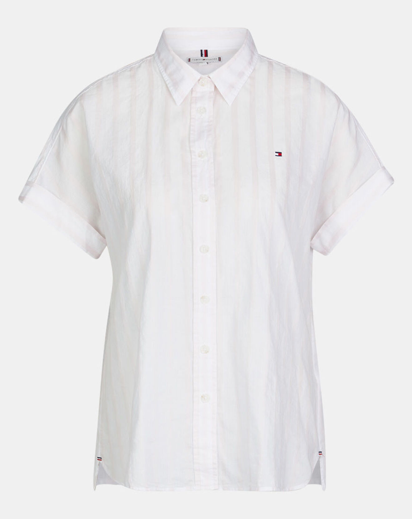 Tommy Hilfiger Chemise classique Strip rose clair