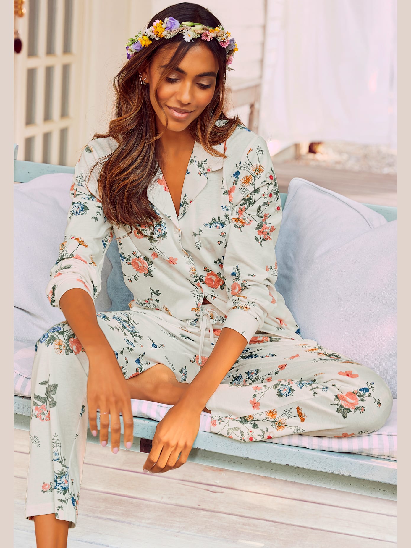 Pyjama fantaisie coupe classique