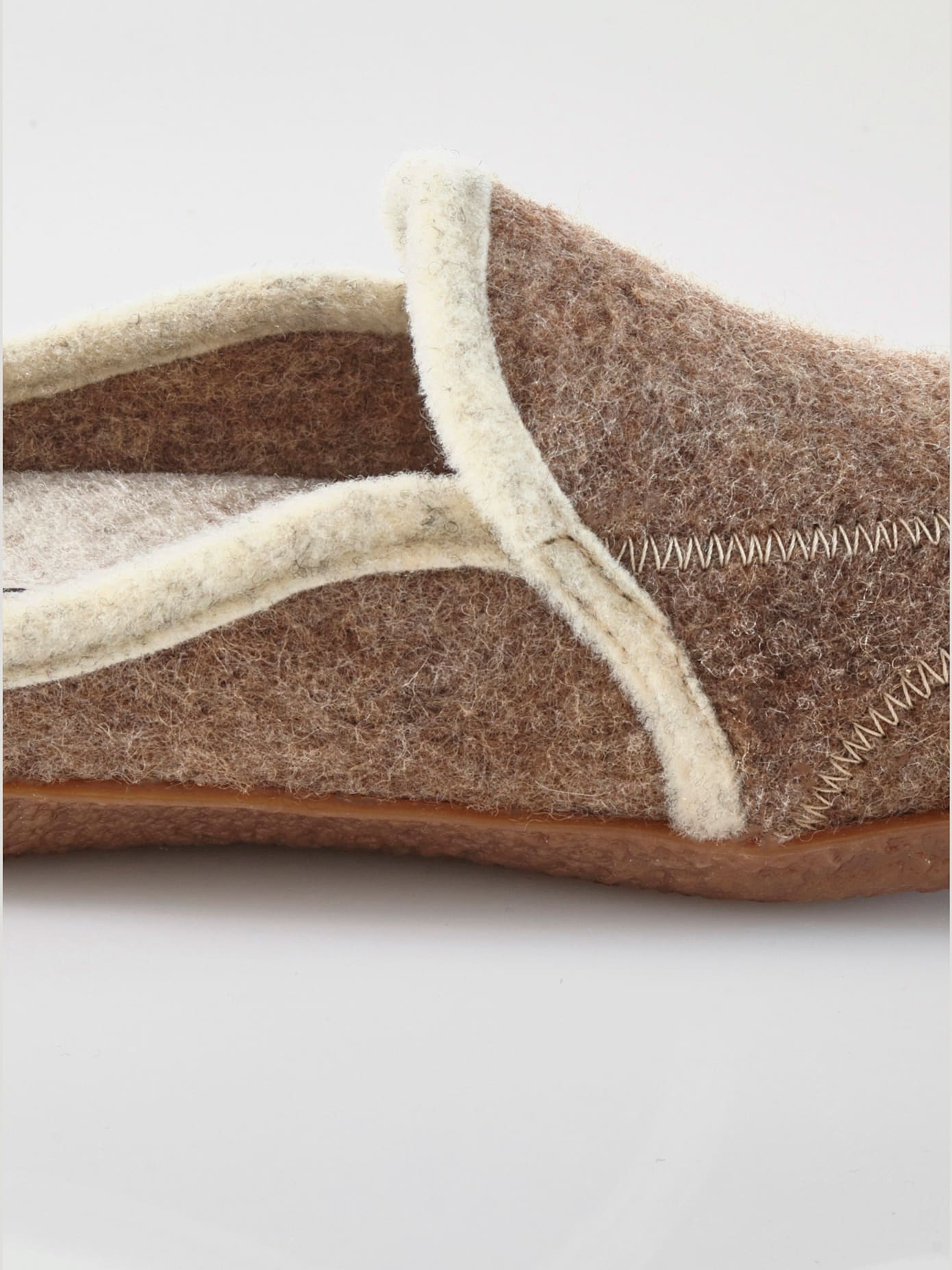Chaussons dessus en feutre de laine