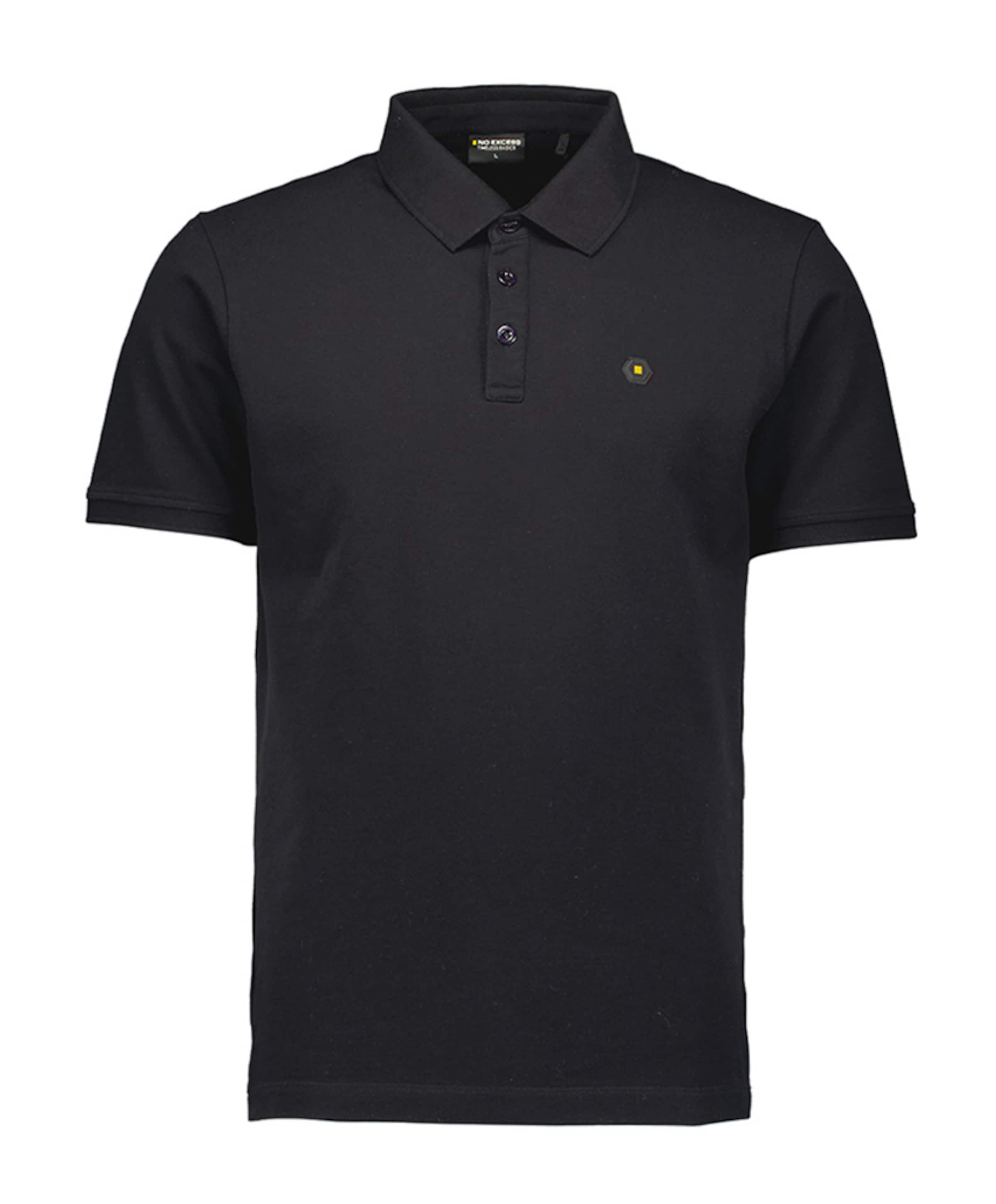 No Excess Heren polo zwart