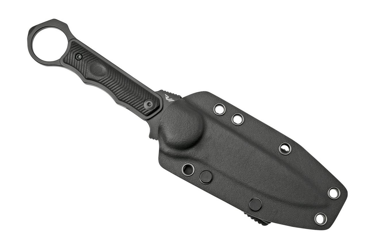 Civivi Orthrus C20037B-1 zwart, semi vaststaand mes