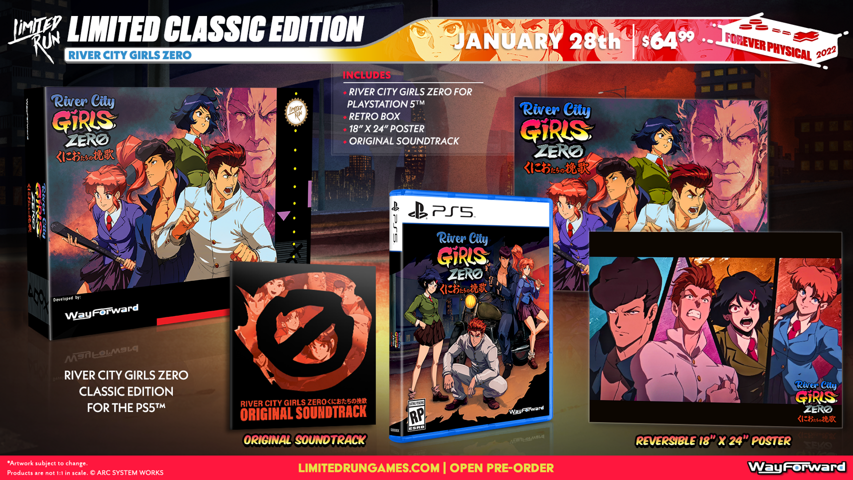 River City Girls Zero Classic Edition- PlayStation 5