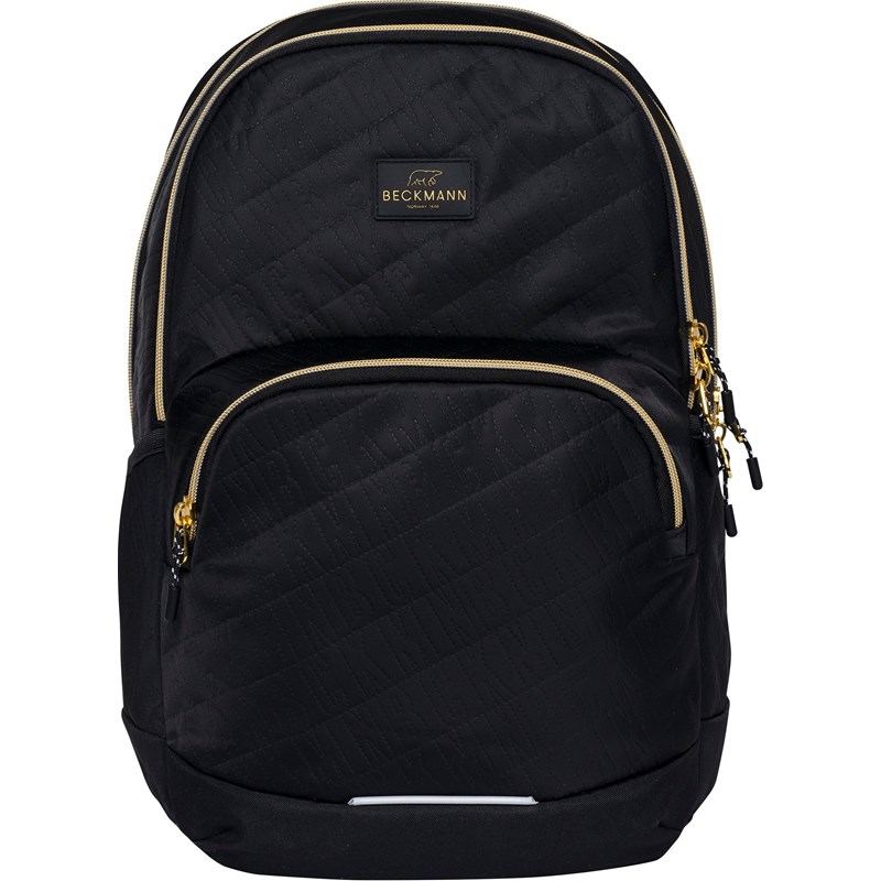 Beckmann<br>Skoletaske Sport Jr Black Gold