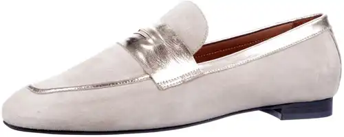 Pip-35 Babouche beige/goud - maat 44 instapper beige/goud - maat 44 Calandschoen
