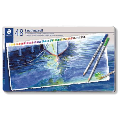 STAEDTLER® karat® Aquarell Aquarellstifte im Metalletui