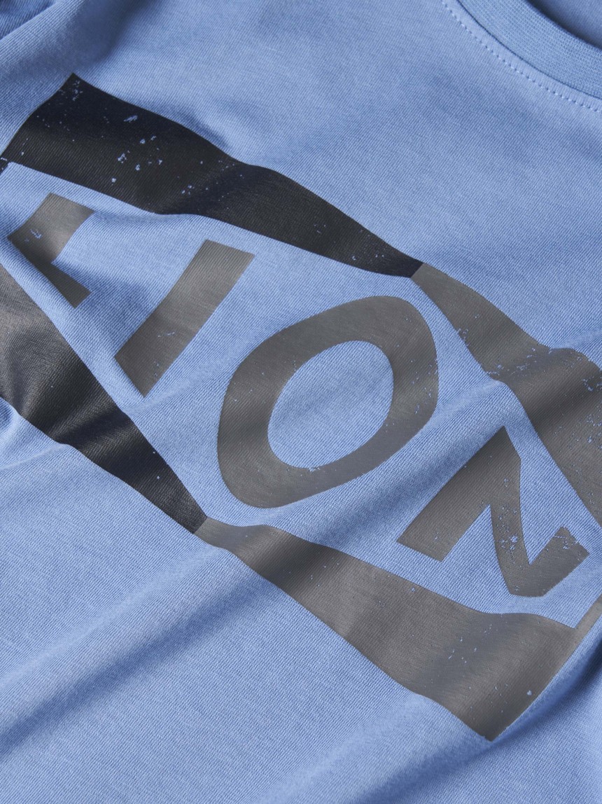 T-shirt de algodão com estampado