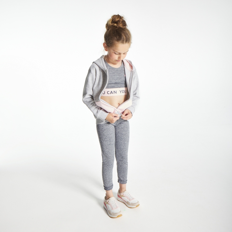 Brassière de sport gris fille