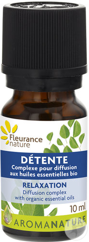 Fleurance Nature Détente Complexe Pour Diffusion Aux Huiles Essentielles Bio Flacon 10ml