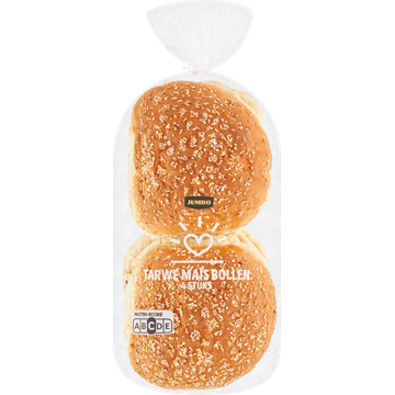 Jumbo - Tarwe Maïsbollen Wit - 4 Stuks