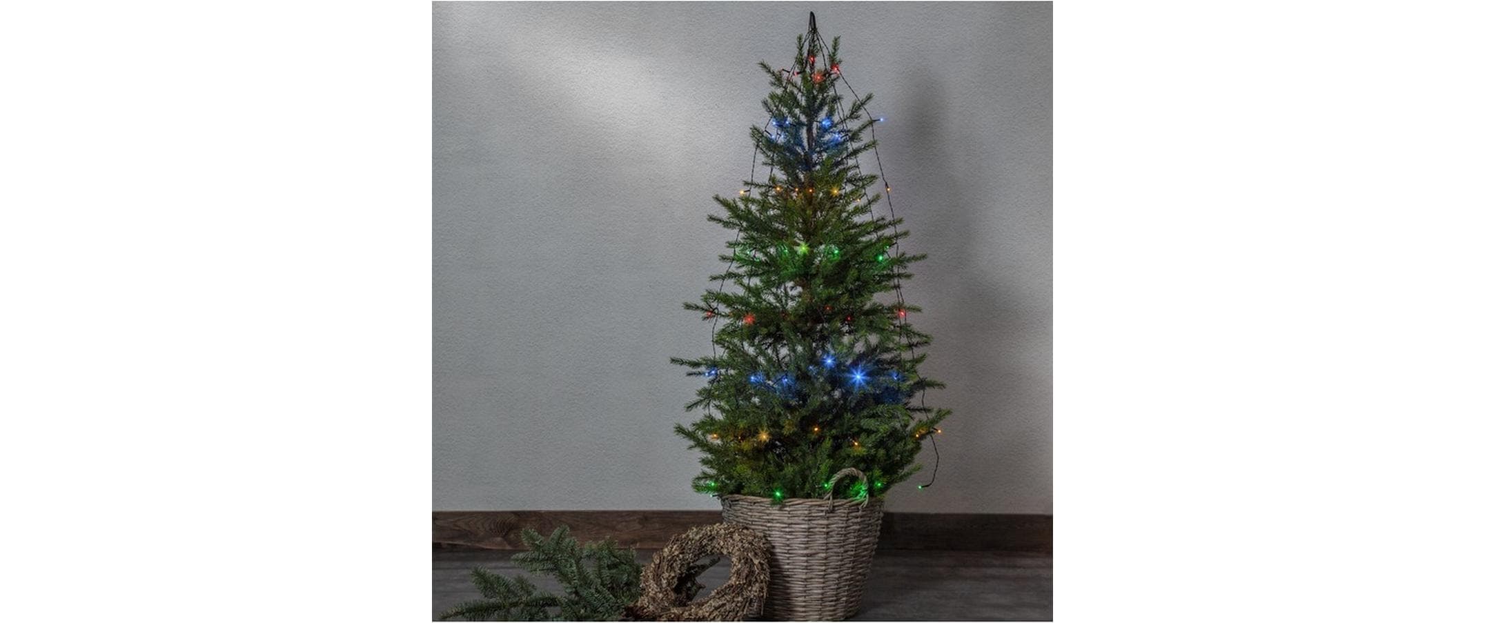 Parforce Traditional Hunting LED-Lichterkette »Akku, 64 LED, 45109 m, Outdoor« 64 Stk.-flammig