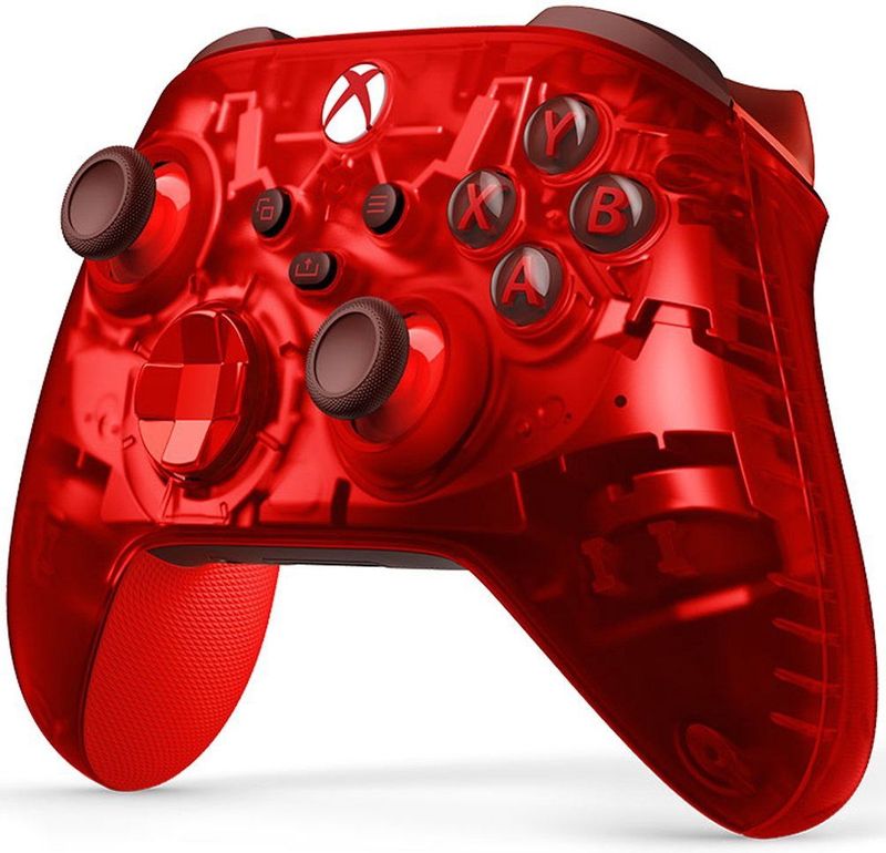 Microsoft - Pulse Cipher - Controller - Rood - Transparant Ontwerp