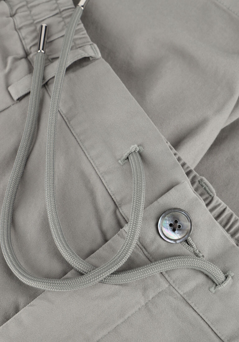 lichtgrijze profuomo korte broek short sportcord gd