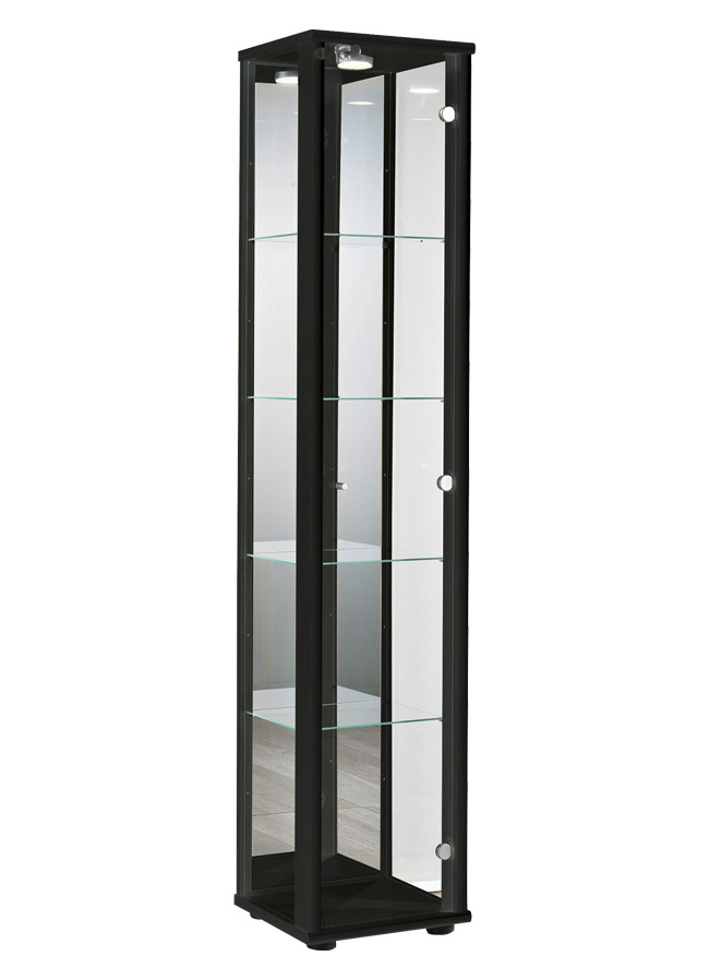 Vitrine, 1-türig, mit LED-Beleuchtung