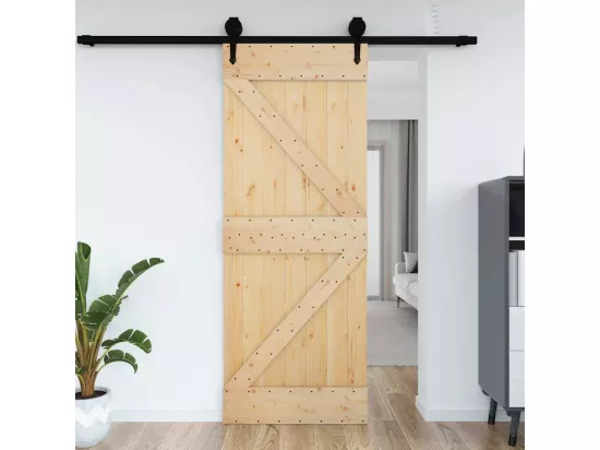 Porte NARVIK 70x210 cm bois massif de pin