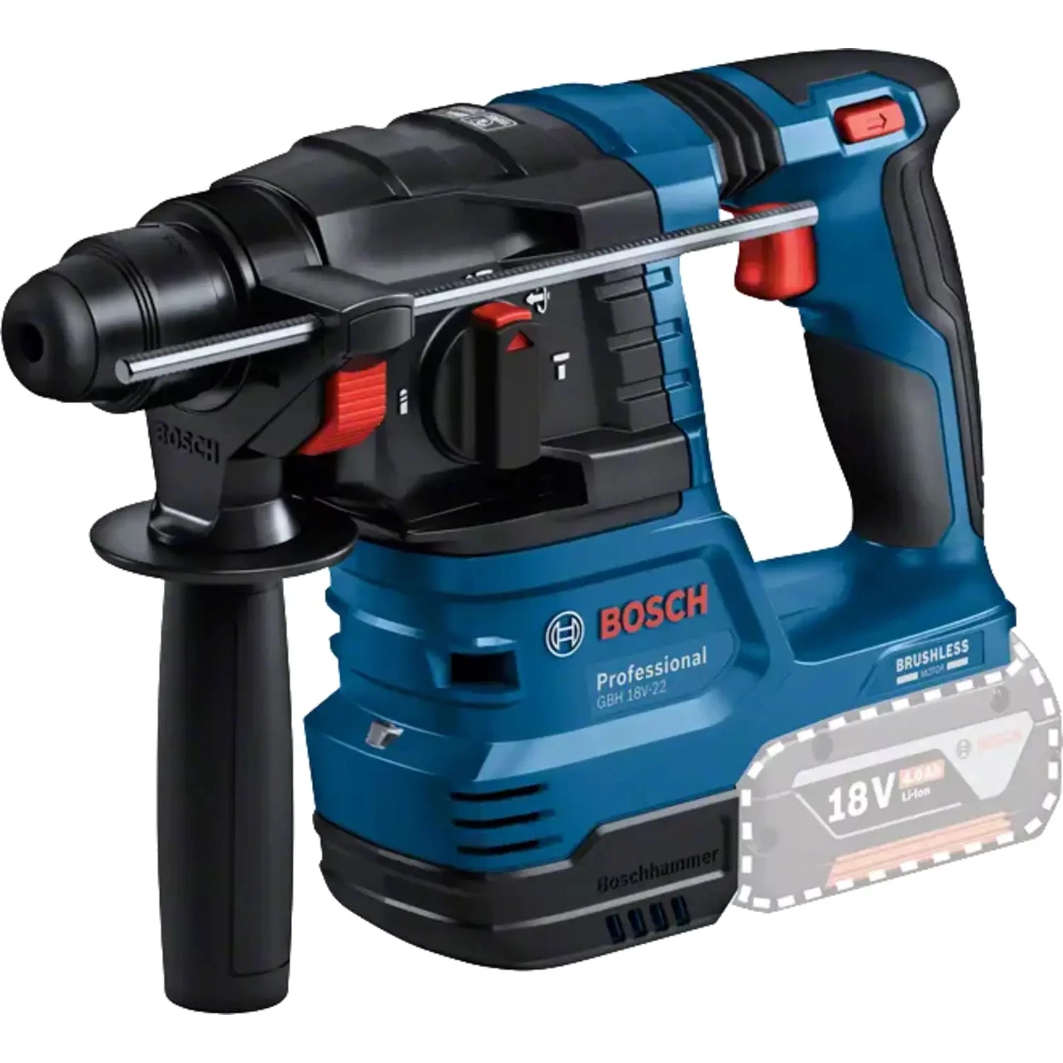 Bosch GBH 18V-22 18V accu boorhamer body in L-Boxx