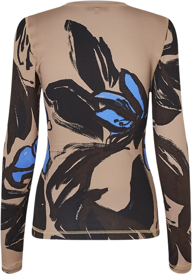 Stine Goya Elastic Long Sleeve Top, 2244 Stocking Jersey Eccentric floral