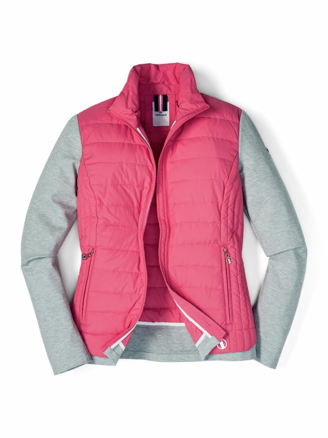 Steppjacke Materialmix