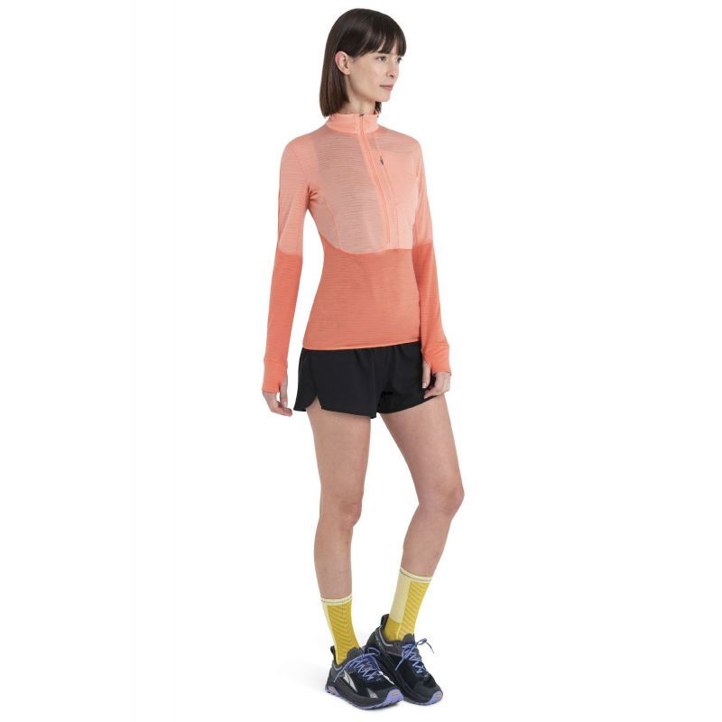 Merino 200 RealFleece Descender LS Half Zip - Polaire en laine mérinos femme