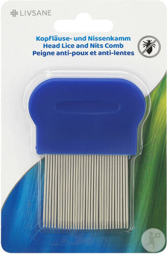 Livsane Peigne Anti-Poux Métal 1 Pièce