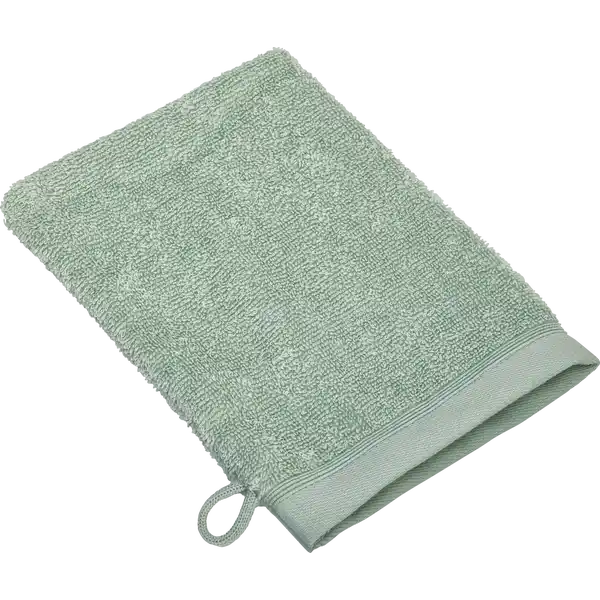 WASCHHANDSCHUH 16X21CM mint GOTS