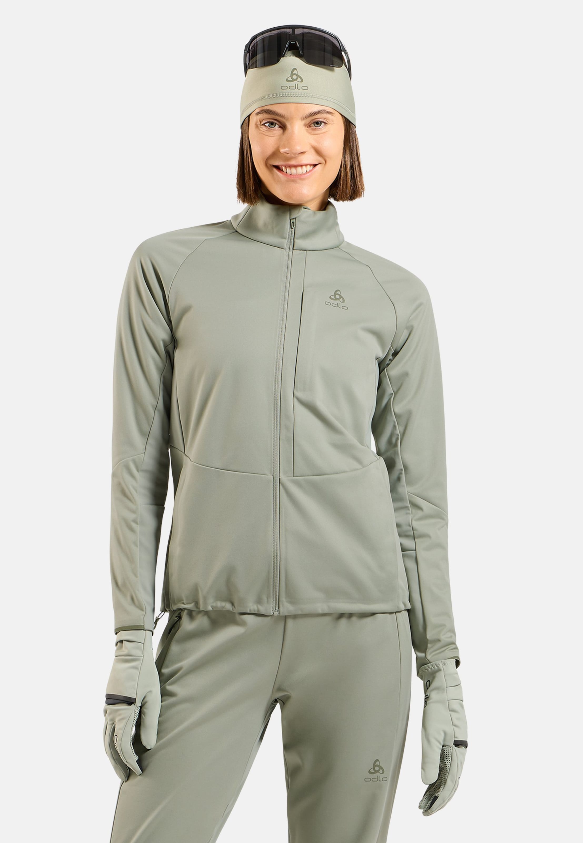 Winddichte Zeroweight Elite Langlaufjacke in shadow