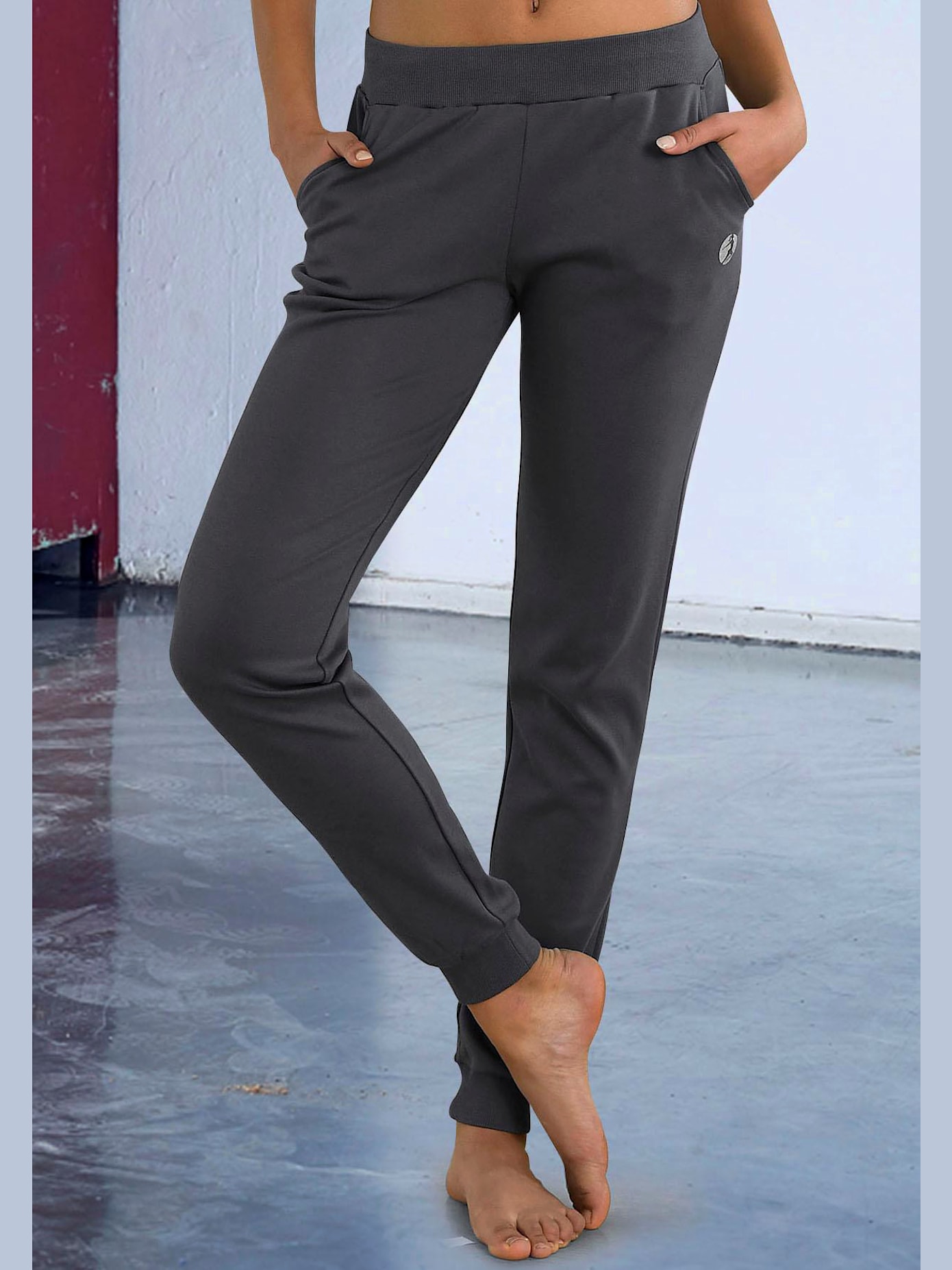 Pantalon de jogging athleleisure, logo imprimé