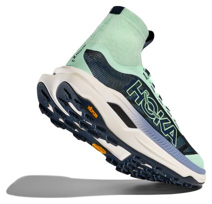 Chaussures Trail Hoka Tecton X 3 Vert/Bleu Femme