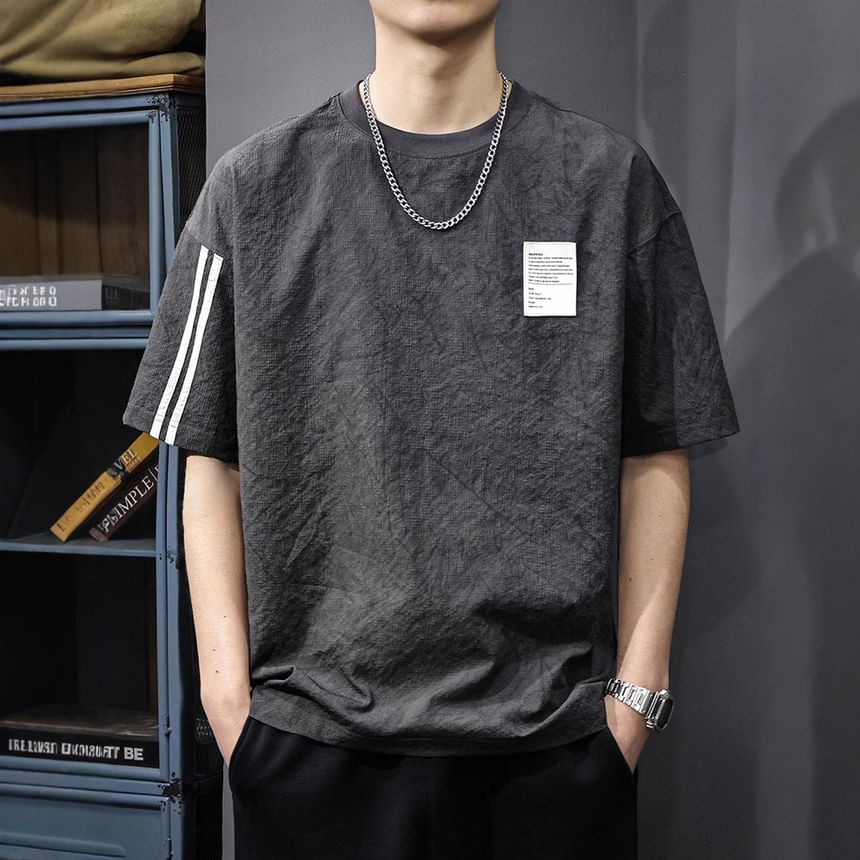 Nataro - T-shirt met korte mouwen en ronde hals en print