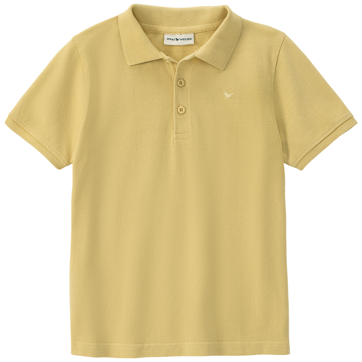 Jonas Nielsen Jungen Poloshirt in Pique-Struktur gelb