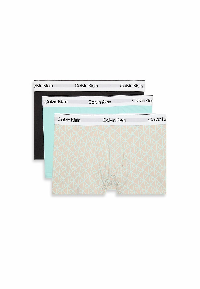 CALVIN KLEIN CUIDADOS ÍNTIMOS<br>Conjunto de 3 cuecas boxer de algodão elástico