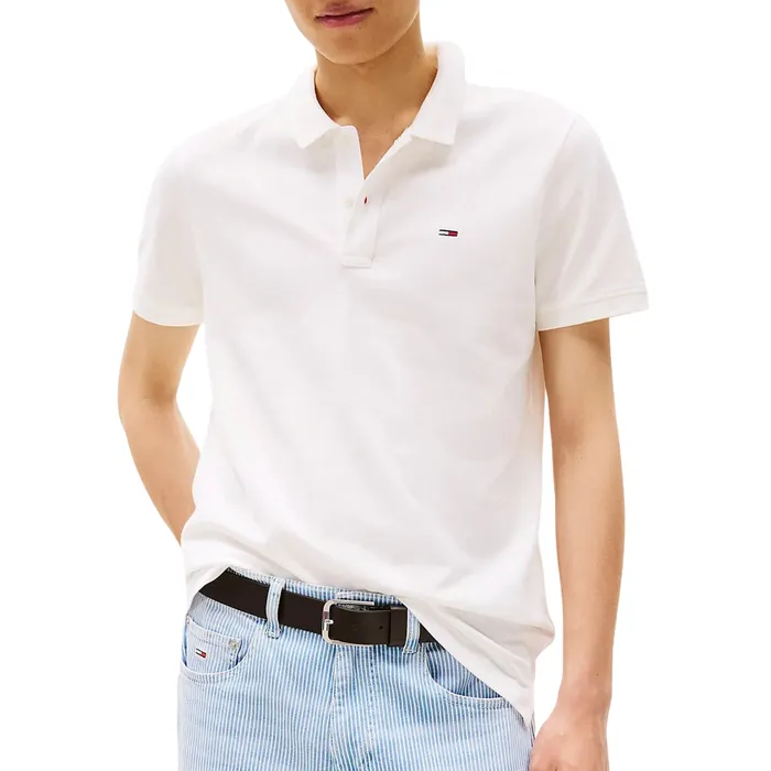 Tommy Hilfiger Slim Placket Flag Polo Heren