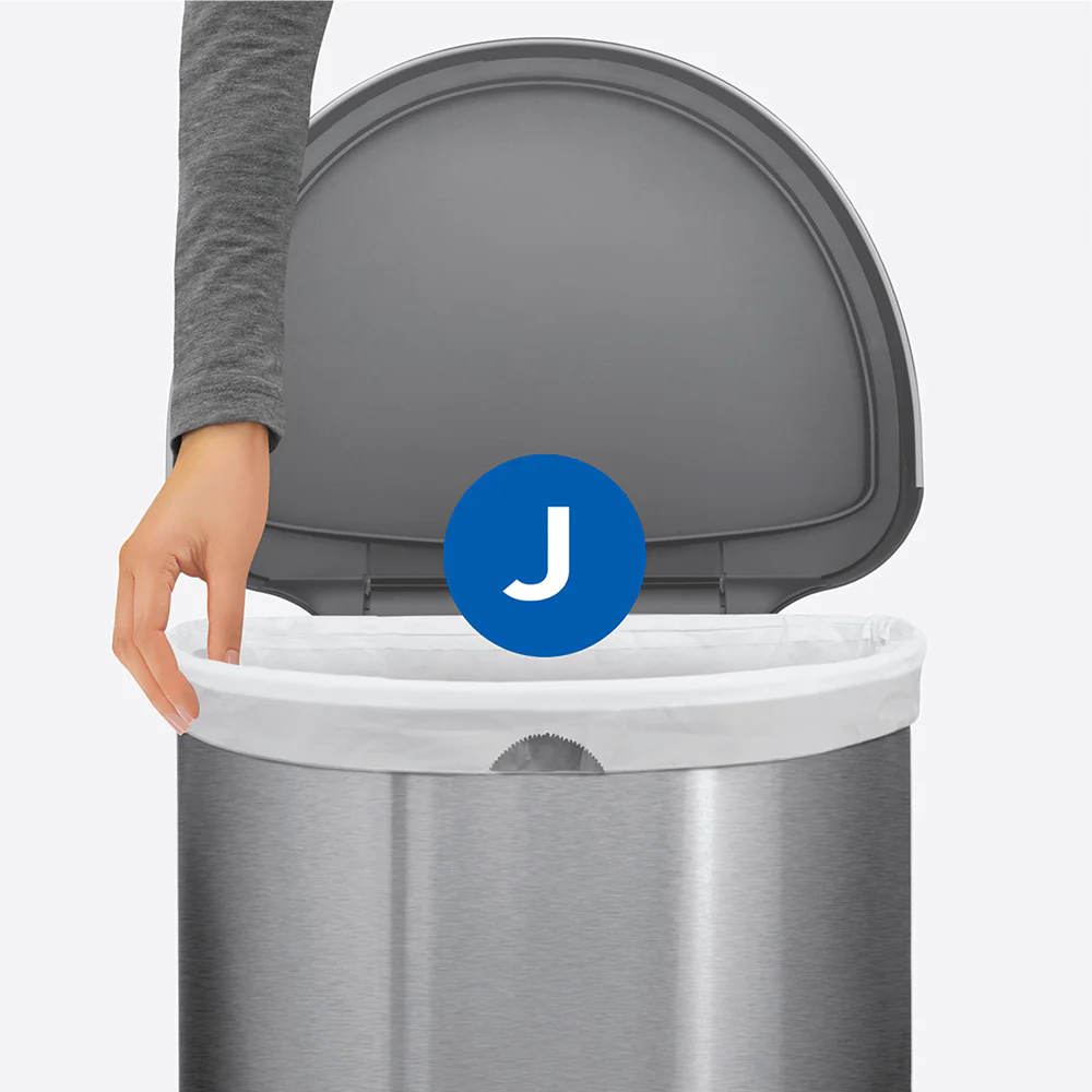 Pack de 20 sacs poubelle 30-45L code J Simplehuman