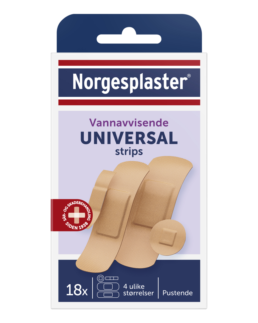 Norgesplaster universal strips 18 stk