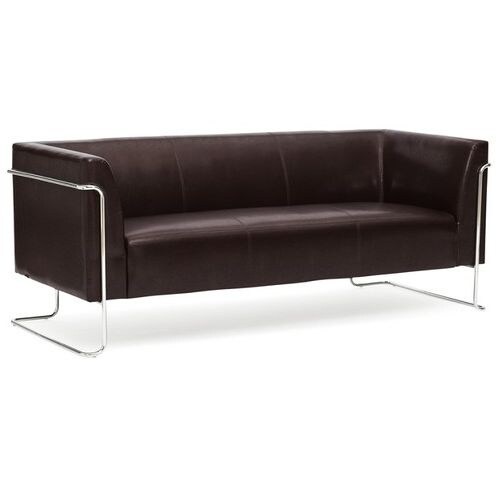 Lounge Sofa CURACAO Kunstleder mit Armlehnen hjh OFFICE