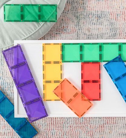 Connetix Magnets?t - 18 Dele - Rainbow Rectangle